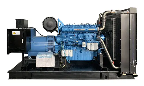 What are the benefits of a diesel generator with remote monitoring capability?
