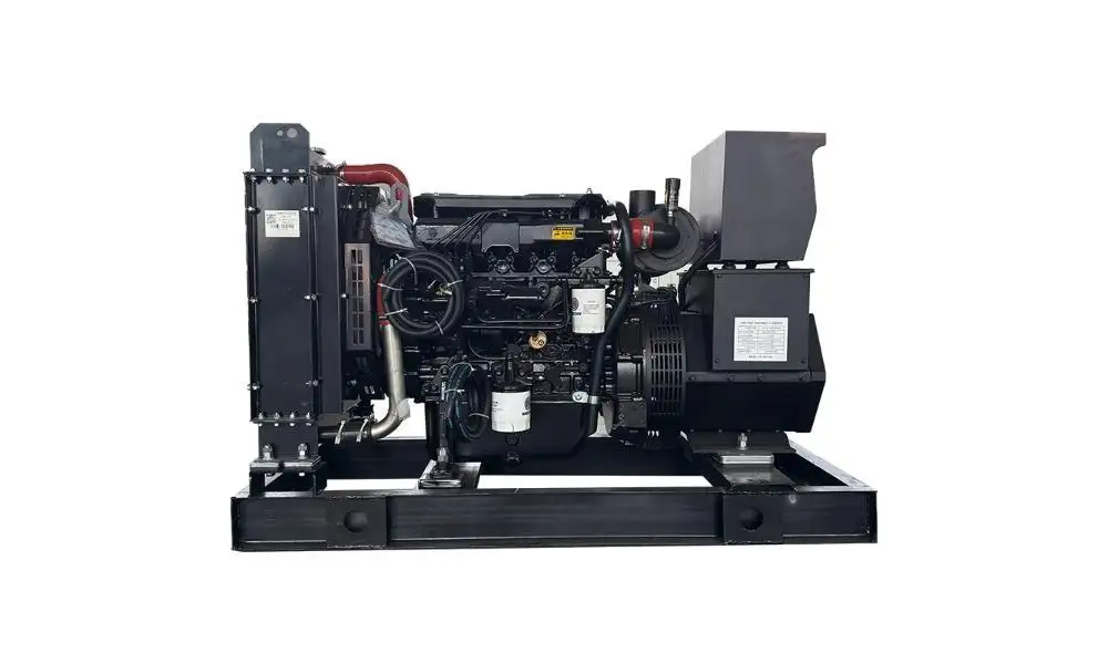 How does a diesel generator exhaust silencer reduce engine noise?